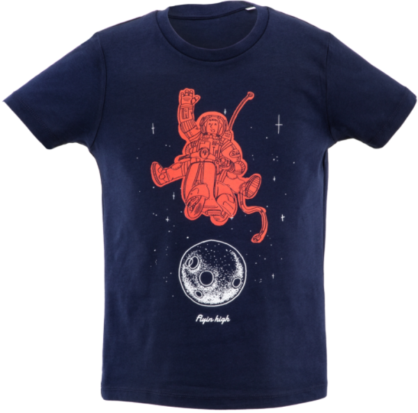 T-shirt per bambini "Flyin high", blu scuro