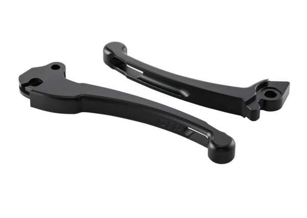 Set di leve sportive frizione/freno per Vespa PX 125 -150cc, HBZ Hengtong, destra/sinistra, nero opaco
