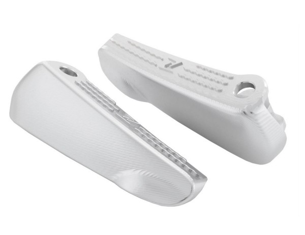 Poggiapiedi, destro e sinistro per Vespa GTS/​GTS Super/​GTV/​GT 60/​GT/​GT L 125-300ccm, argento