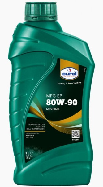 Olio per trasmissioni Eurol, 1 l, SAE 80W/90, Olio per trasmissioni GL4, E110605, Ispezione