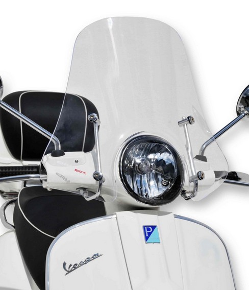 Parabrezza ERMAX Sport H 450 mm per Vespa GTS/GTS Super/GT L (-22), nero