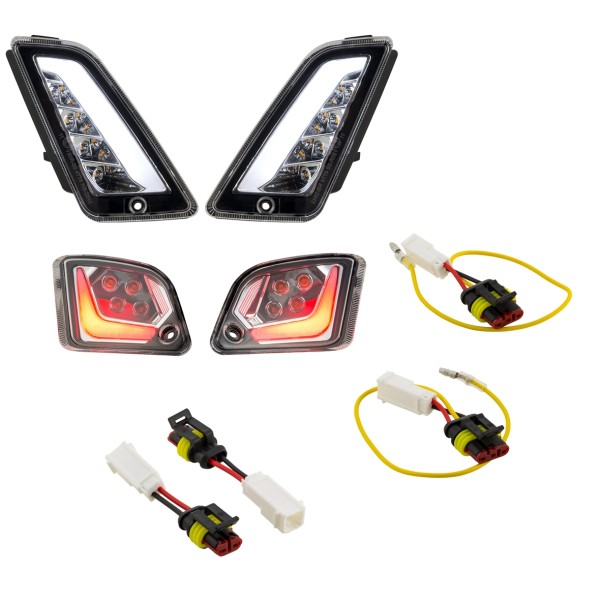 Kit frecce anteriori e posteriori per Vespa GTS/​GTS Super/​GTV/​GT 60/​GT/​GT L ('03-'13), trasparente