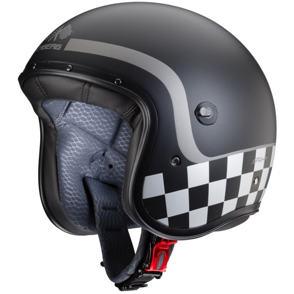 Caberg Casco Freeride Formula, nero opaco/grigio argento