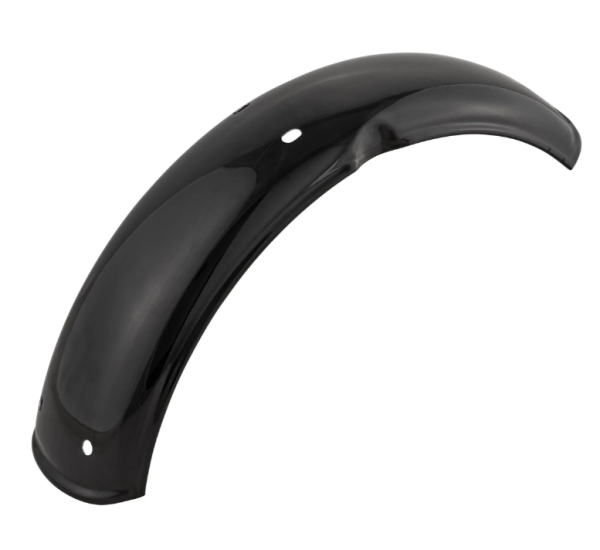 Parafango 2.0 Garelli senza staffa per Vespa PX 80-200cc, metallo nero lucido