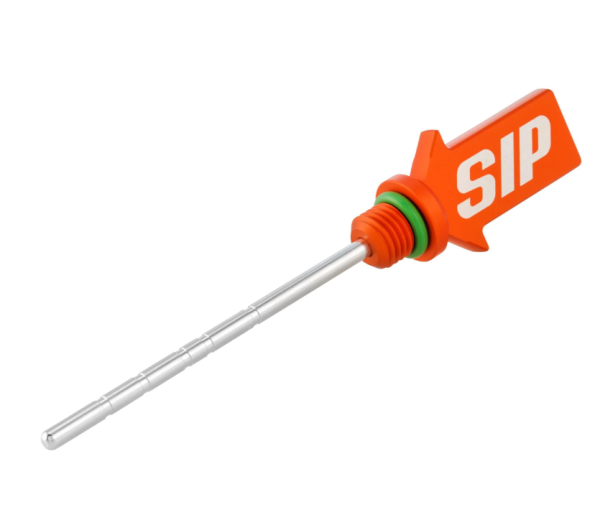 Asta di livello olio cambio, arancione opaco