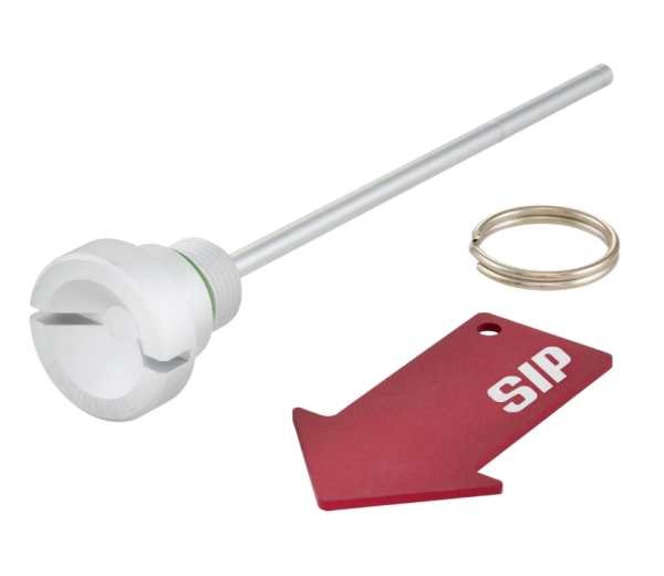 Tappo di riempimento olio motore per Vespa LX/S 3V i.e. 125-150ccm 4T AC, argento opaco