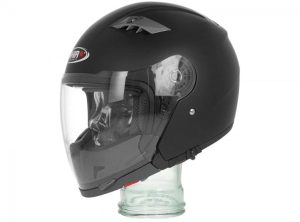 Casco modulare Shiro, SH414, sistema, nero opaco