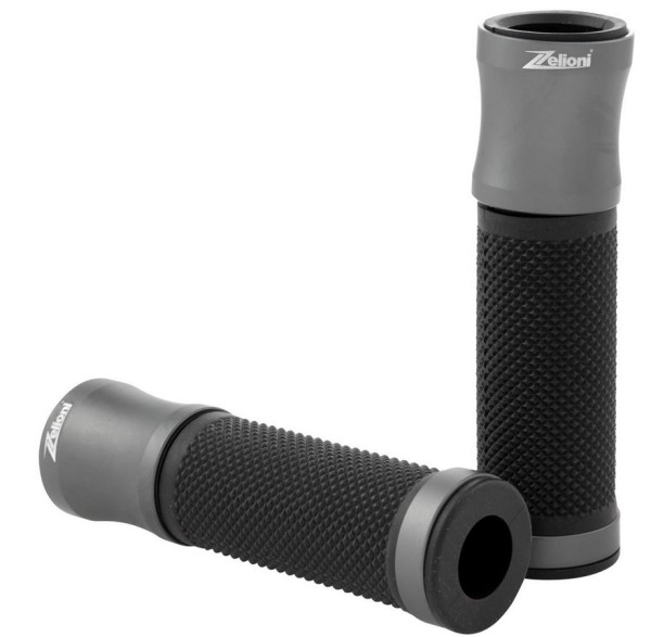 Manopole ZELIONI per Vespa GTS/​GTS Super/​GT/​GT L 125-300ccm, grigio opaco
