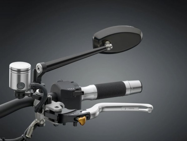 Specchio RIZOMA "DYNAMIC" destro o sinistro per Vespa, anodizzato nero