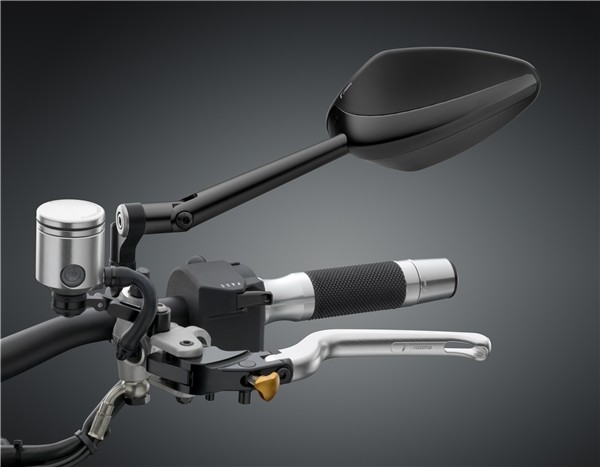 Specchio RIZOMA "Veloce naked" destro o sinistro per Vespa, nero