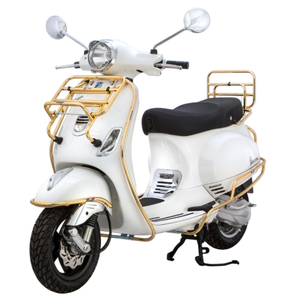Coperchio laterale per Vespa LX/LXV 50-150cc, oro