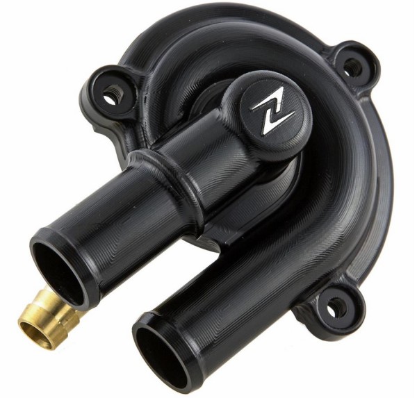 Coperchio pompa acqua per Vespa GTS/​GTS Super/​GTV/​GT 60/​GT/​GT L 125-300ccm 4T LC, nero