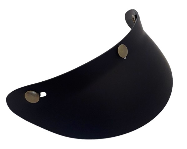 Visiera Helmo Milano per casco Audace, nero opaco