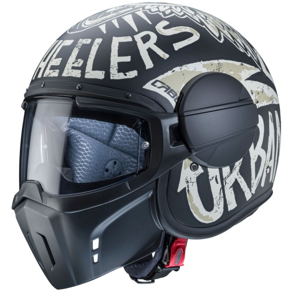 Caberg Casco Ghost Nuke, nero/grigio opaco