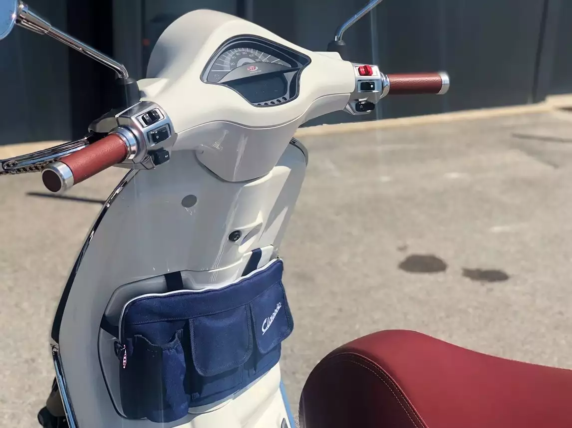 Borsa "Classic" per vano bagagli/portaoggetti Vespa - blu, nylon