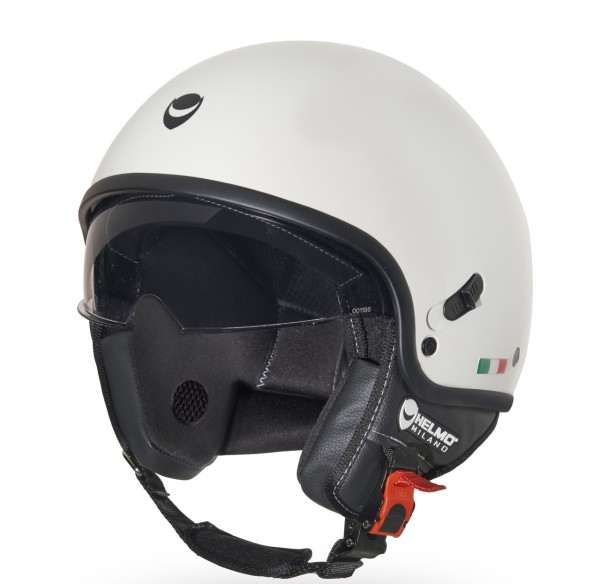 Helmo Milano Demi Jet, Puro Slider, bianco lucido