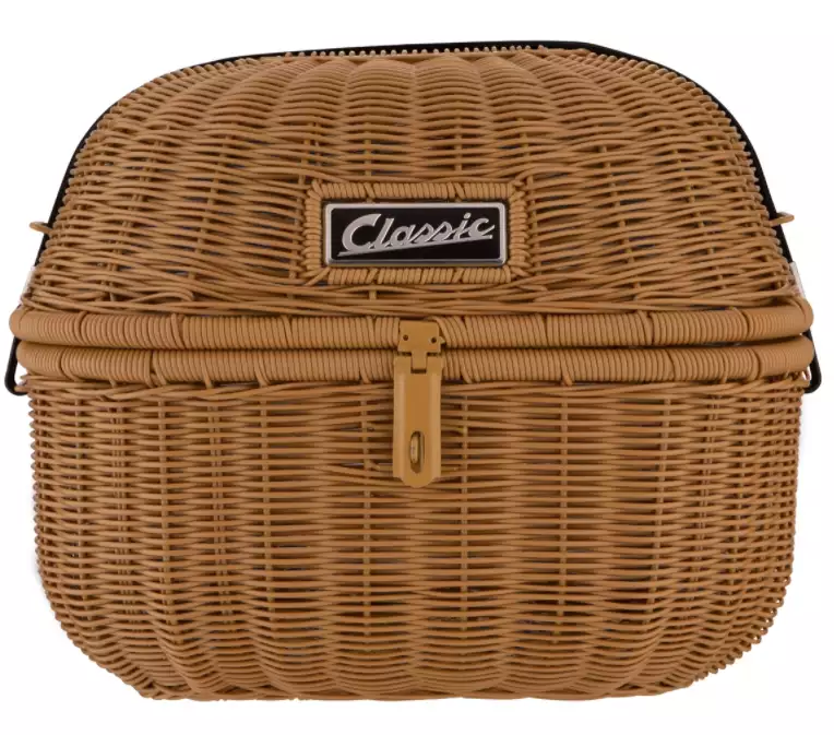 Cestino portabagagli Classic per Vespa, marrone
