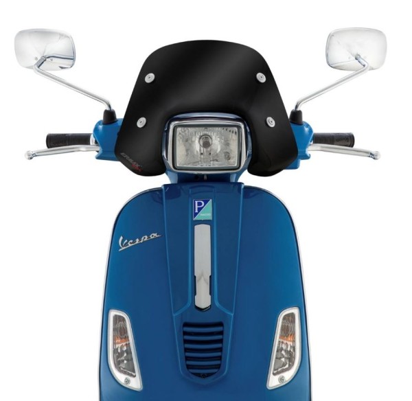 Flyscreen ERMAX Piccolo per Vespa S 50-150cc, nero oscurato