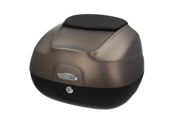 Baule da 37 L con schienale per Piaggio Medley 125/150 (21-24) - bronzo opaco metallizzato