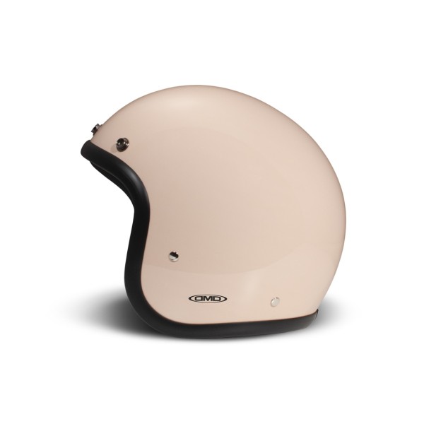 Casco jet DMD Retro, beige, lucido, Cipria, vetroresina, ECE 22.06