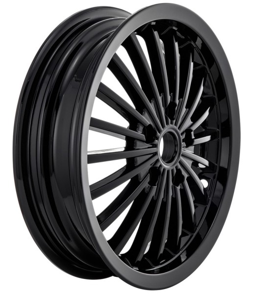 Cerchio anteriore/​posteriore per Vespa GTS/​GTS Super/​GTV/​GT 60/​GT/​GT L 125-300ccm, nero lucido