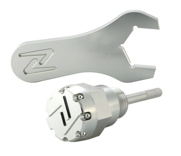 Tappo di riempimento olio motore, coppa dell'olio ZELIONI per Vespa, argento