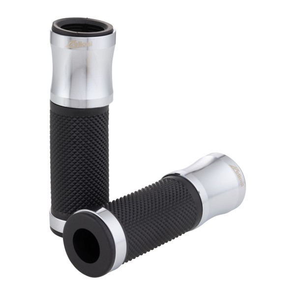 Manopole Zelioni cromate per Vespa ET/​LX/​LXV/​S/​Primavera/​Sprint 50-150ccm