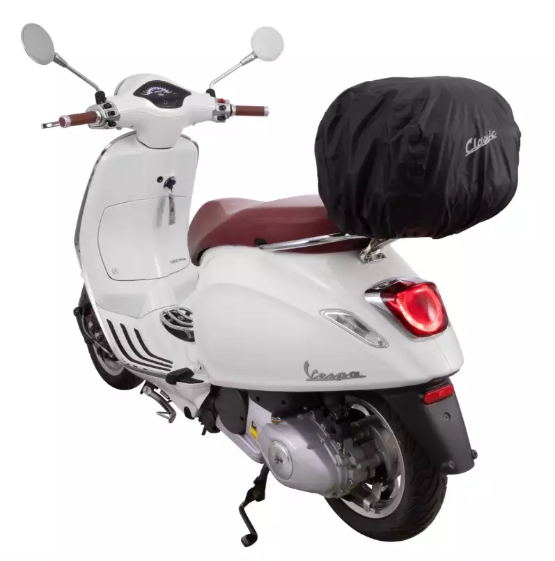 Kit cestino "Classic" con portapacchi per Vespa LX/LXV/S 50-150cc, marrone