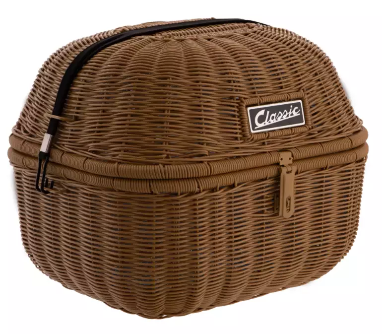 Cestino portabagagli Classic per Vespa, marrone