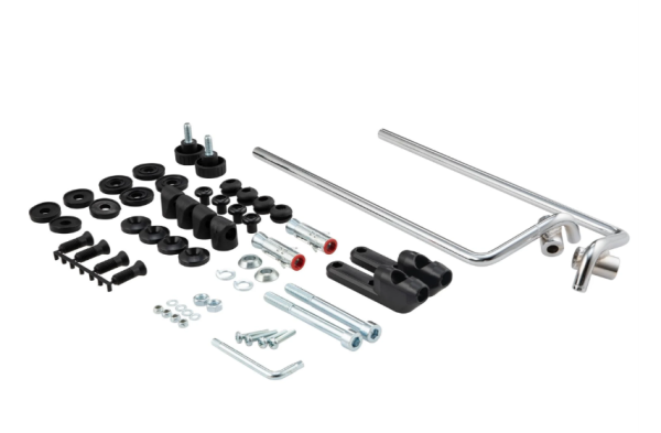 Materiale di montaggio parabrezza FACO "Twin-Screen" per Vespa Sprint 50-125ccm 2T/4T