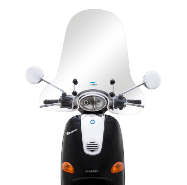 Parabrezza CUPPINI alto per Vespa ET2/ET4 50-150ccm, trasparente
