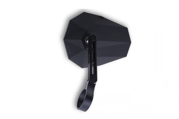 Specchietto terminale manubrio per Vespa sinistro o destro, nero, Highsider Stealth X5