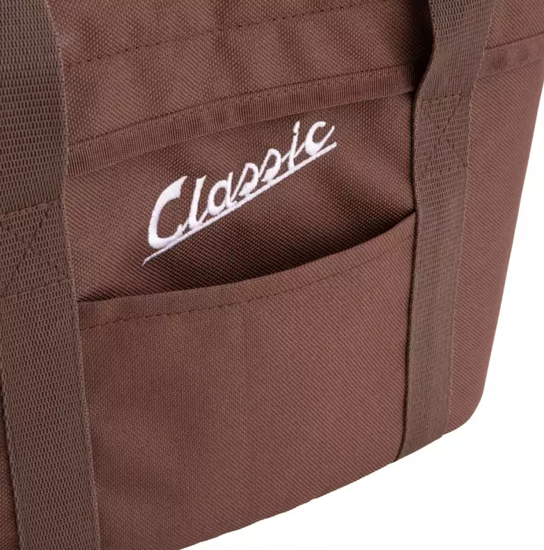 Kit cestino "Classic" con portapacchi per Vespa LX/LXV/S 50-150cc, marrone