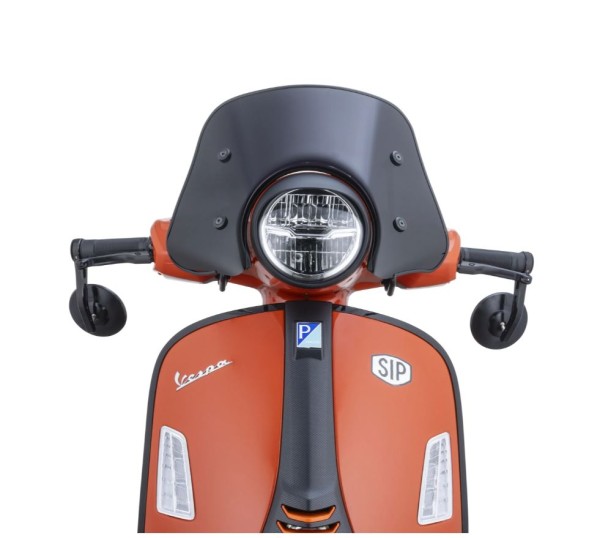 Flyscreen ERMAX Piccolo per Vespa GTS/GTS Super (`23-), nero oscurato