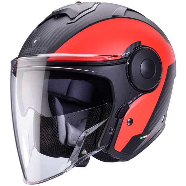 Caberg casco Soho Milano nero/rosso