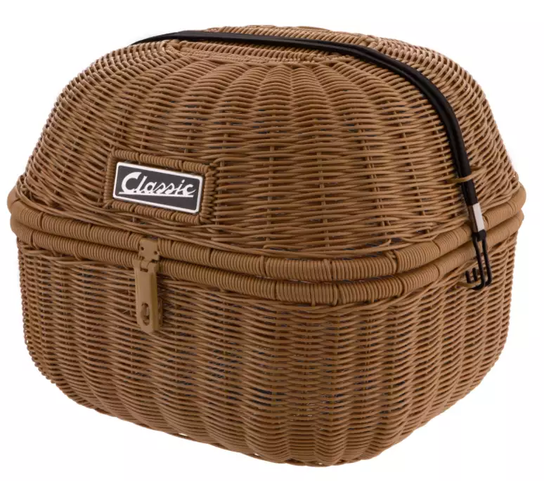 Cestino portabagagli Classic per Vespa, marrone