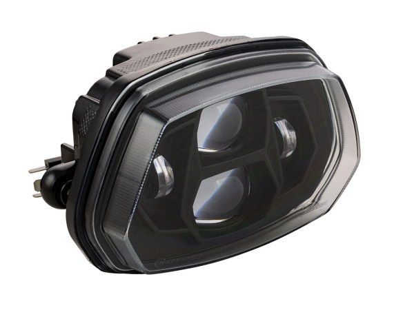 Faro anteriore LED Zelioni per Vespa Sprint 50-150ccm 2T/​4T ('13-'18) (con numero E)