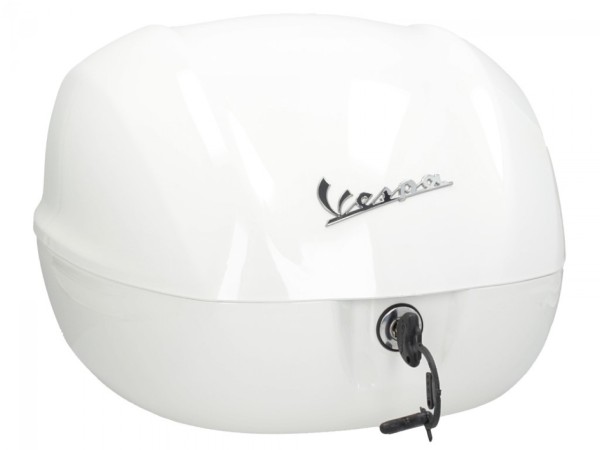 Baule posteriore Vespa 32 L bianco lucido 544 senza schienale