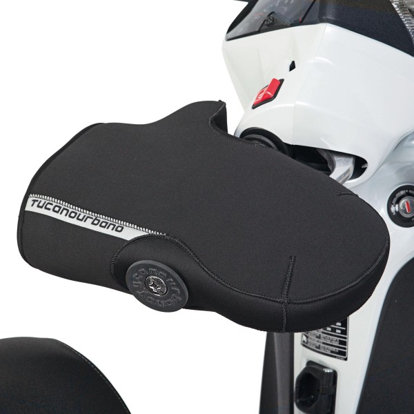 Manicotti manubrio, per Vespa GT / Vespa GTS, con barra di protezione, colore nero Tucano Urbano