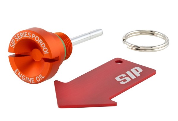 Vite riempimento olio olio motore per Vespa, arancio opaco