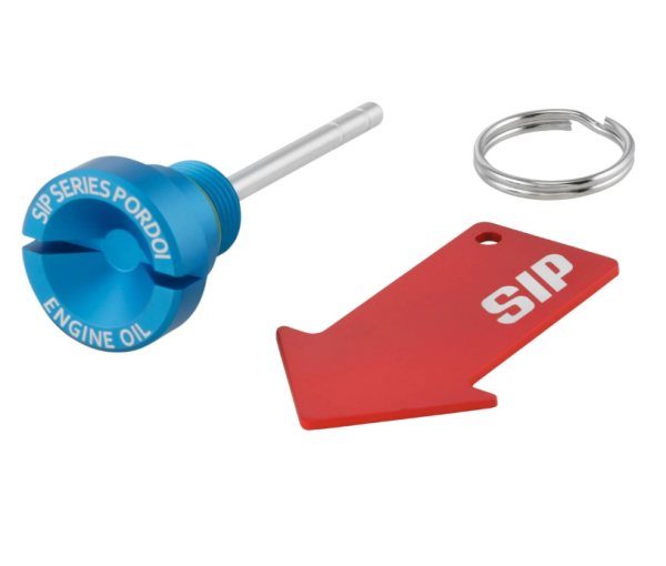 Tappo di riempimento olio motore per Vespa GTS Super 125cc 4T LC Euro 3 (09-16), blu opaco