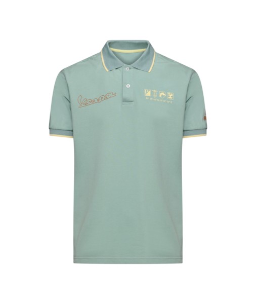 Polo Vespa Origin verde, collezione DEC