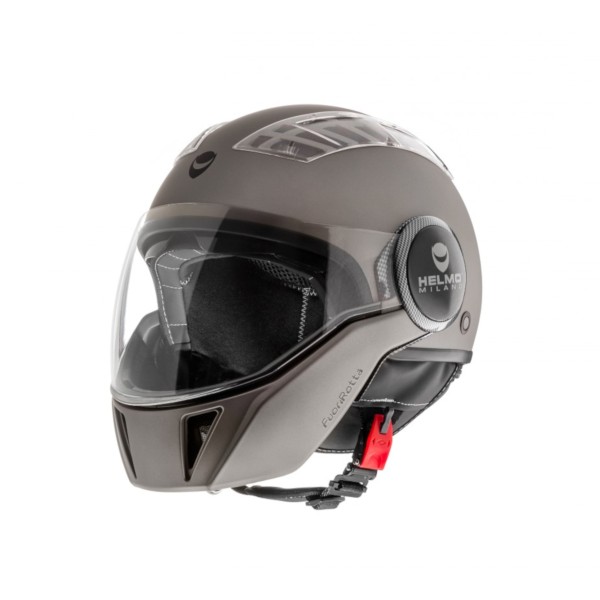Casco Helmo Milano Full jet, FuoriRotta, antracite, opaco