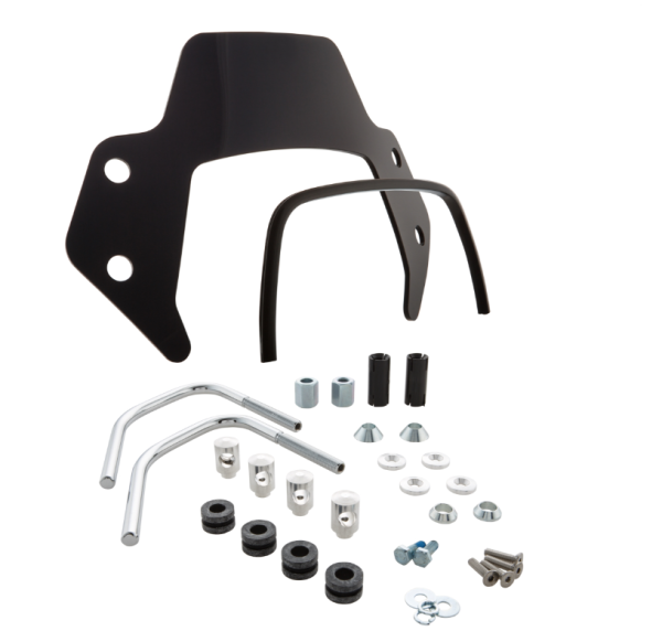 Zanzariera per Vespa Sprint 50-150cc 2T/4T, supporti argento, nero oscurato