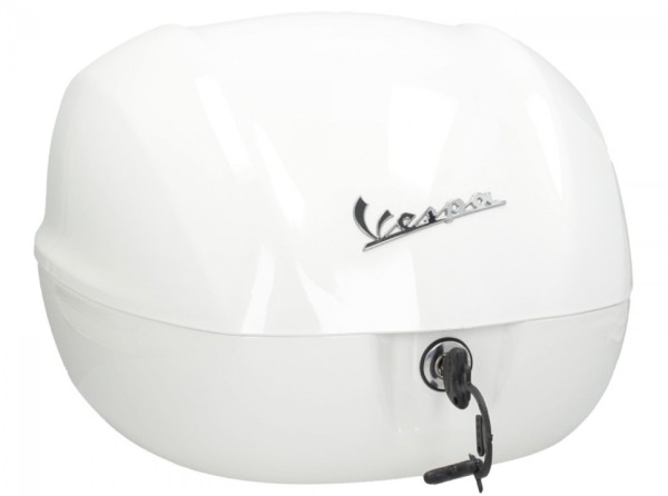 Bauletto originale 32 l. per Vespa Primavera / Sprint / GTS / PX - Bianco Montebianco / Innocenza 544