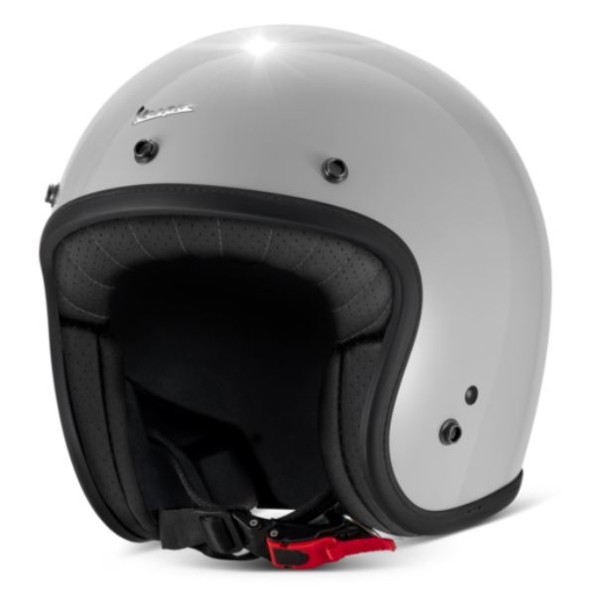 Casco jet Vespa Versilia grigio - M