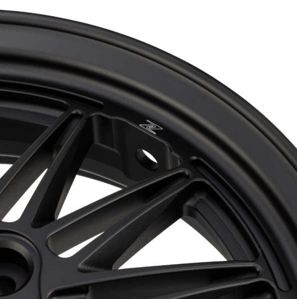 Cerchio Comb 2 anteriore/posteriore 12" per Vespa GTS/GTS Super/GTV/GT/946 125-300ccm, nero opaco