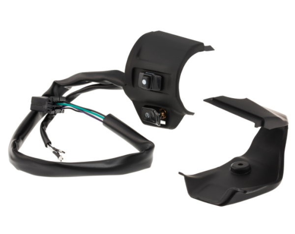 Centralina DMP destra per Vespa Primavera/​Sprint, nero opaco