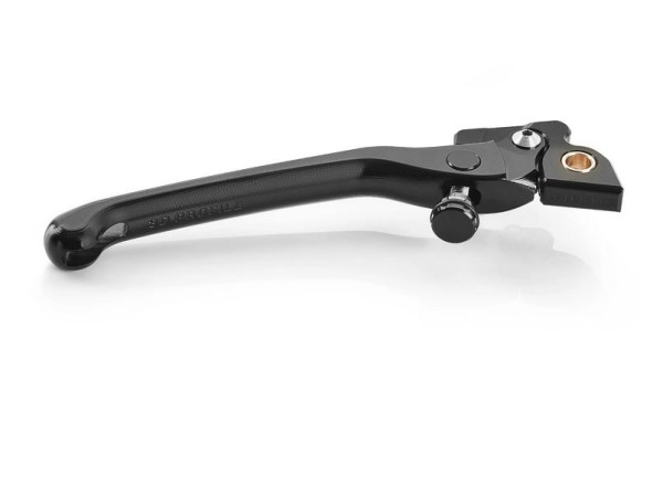 Leva sportiva RIZOMA 3D, destra per Vespa GTS/GTS Super/GTV/GT (-'22), anodizzata nera