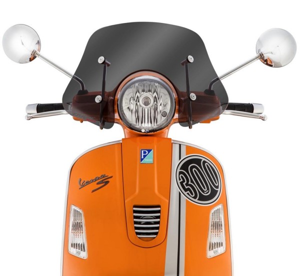 Parabrezzino Piccolo per Vespa GTS/​GTS Super/​GT/​GT L 125-300ccm, sfumato